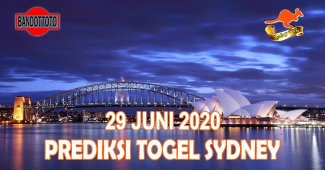 Prediksi Togel Sydney Hari Ini 29 Juni 2020
