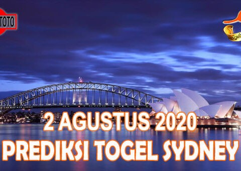 Prediksi Togel Sydney Hari Ini 2 Agustus 2020