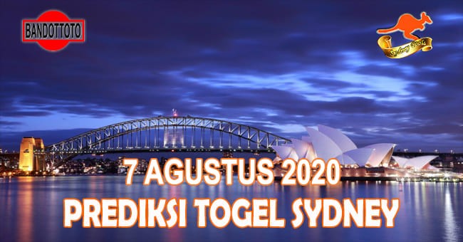 Prediksi Togel Sydney Hari Ini 7 Agustus 2020