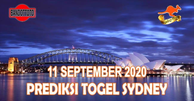 Prediksi Togel Sydney Hari Ini 11 September 2020