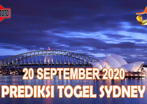 Prediksi Togel Sydney Hari Ini 20 September 2020
