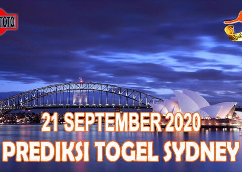 Prediksi Togel Sydney Hari Ini 21 September 2020