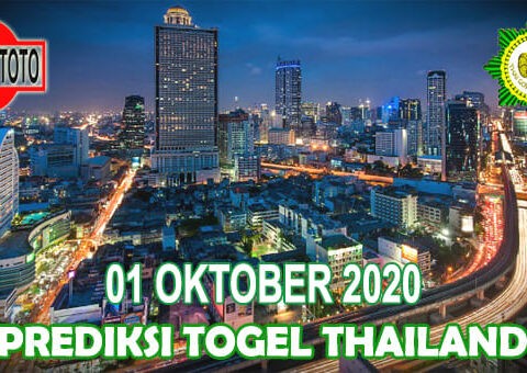 Prediksi Togel Thailand Hari Ini 1 Oktober 2020