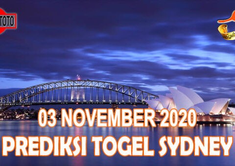 Prediksi Togel Sydney Hari Ini 03 November 2020