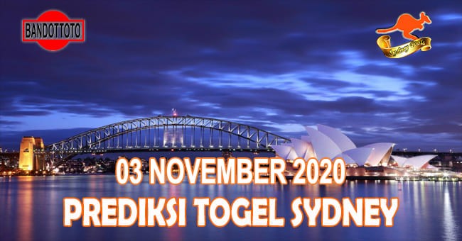 Prediksi Togel Sydney Hari Ini 03 November 2020