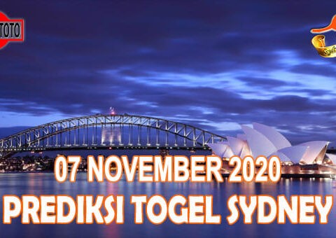 Prediksi Togel Sydney Hari Ini 07 November 2020