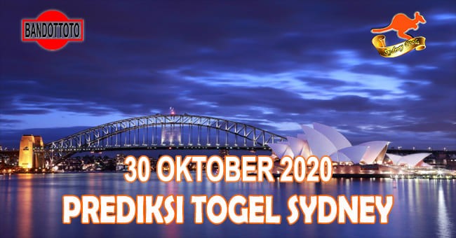 Prediksi Togel Sydney Hari Ini 30 Oktober 2020