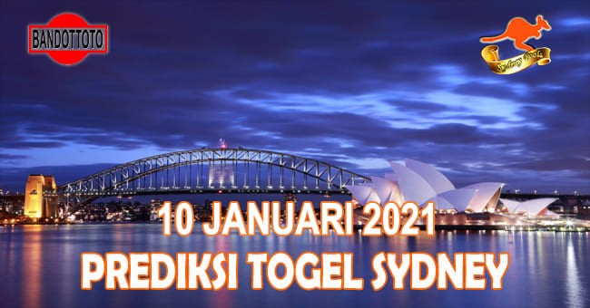 Prediksi Togel Sydney Hari Ini 10 Januari 2021