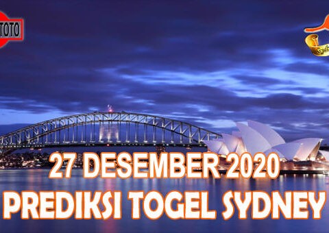 Prediksi Togel Sydney Hari Ini 27 Desember 2020