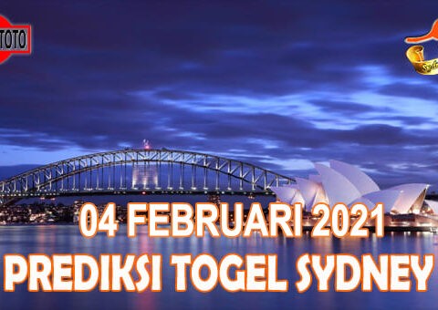 Prediksi Togel Sydney Hari Ini 04 Februari 2021
