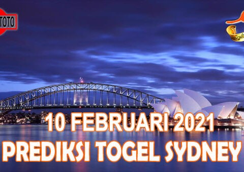 Prediksi Togel Sydney Hari Ini 10 Februari 2021