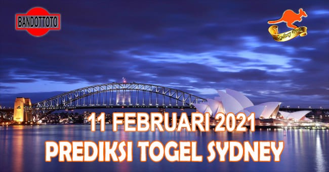 Prediksi Togel Sydney Hari Ini 11 Februari 2021