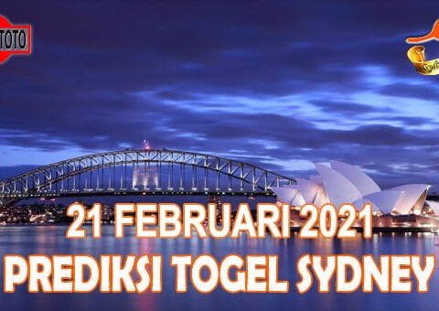 Prediksi Togel Sydney Hari Ini 21 Februari 2021