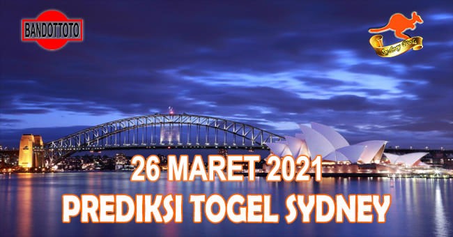 Prediksi Togel Sydney Hari Ini 26 Maret 2021