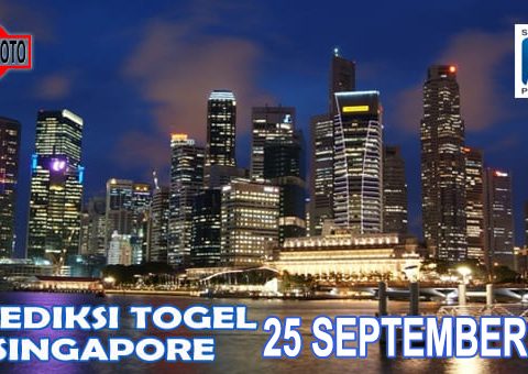 Prediksi Togel Singapore Hari Ini 25 September 2022