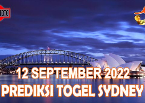 Prediksi Togel Sydney Hari Ini 12 September 2022