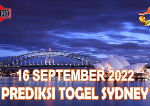 Prediksi Togel Sydney Hari Ini 16 September