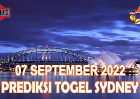 Prediksi Togel Sydney Hari Ini 7 September 2022