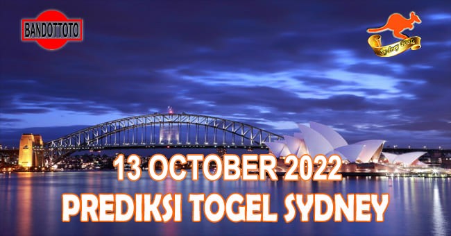 Prediksi Togel Sydney Hari Ini 13 October 2022