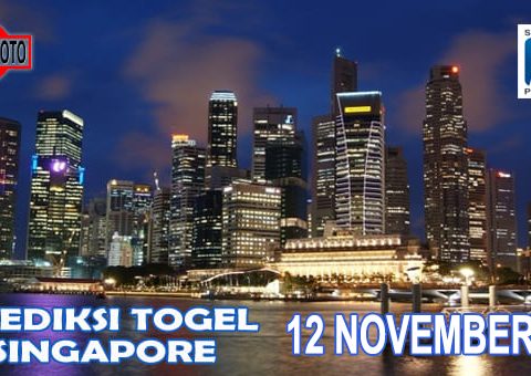 Prediksi Togel Singapore Hari Ini 12 November 2022