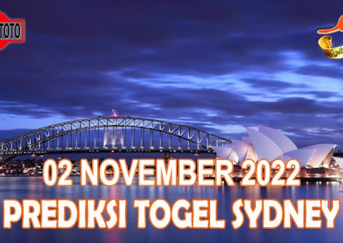 Prediksi Togel Sydney Hari Ini 02 November 2022